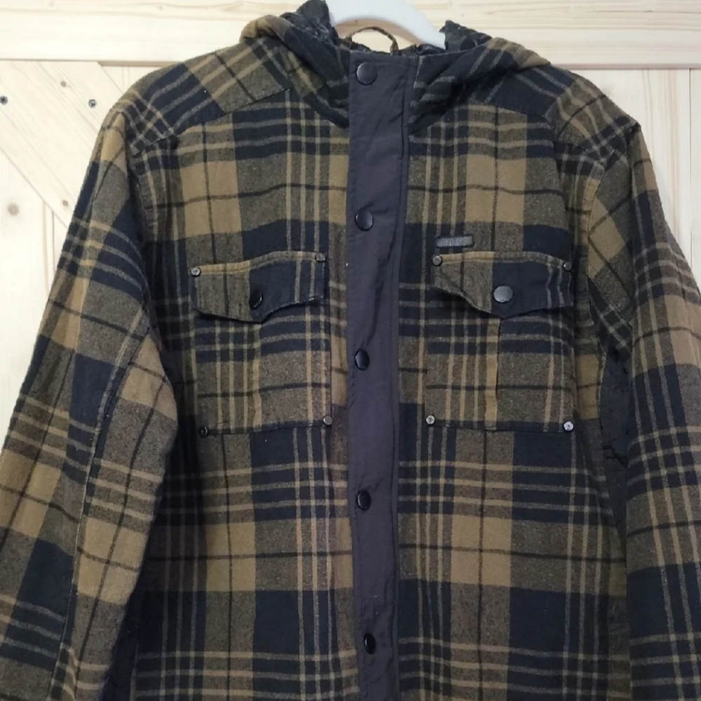 Harley-Davidson mens quilted plaid jacket xl